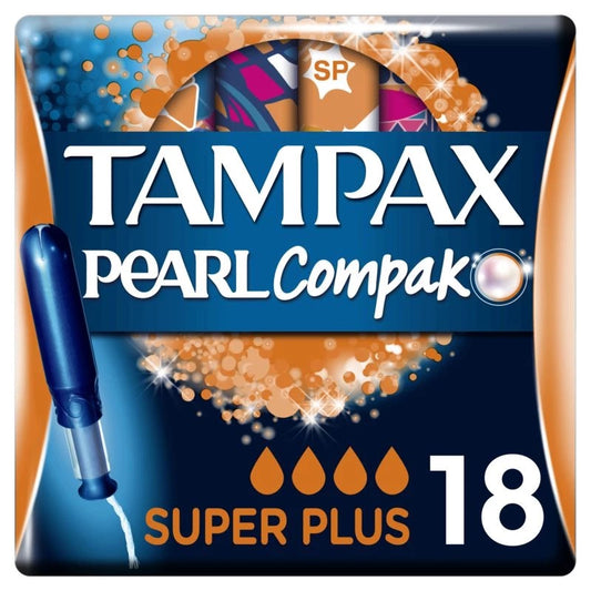 18 Tampon pearl compak TAMPAX