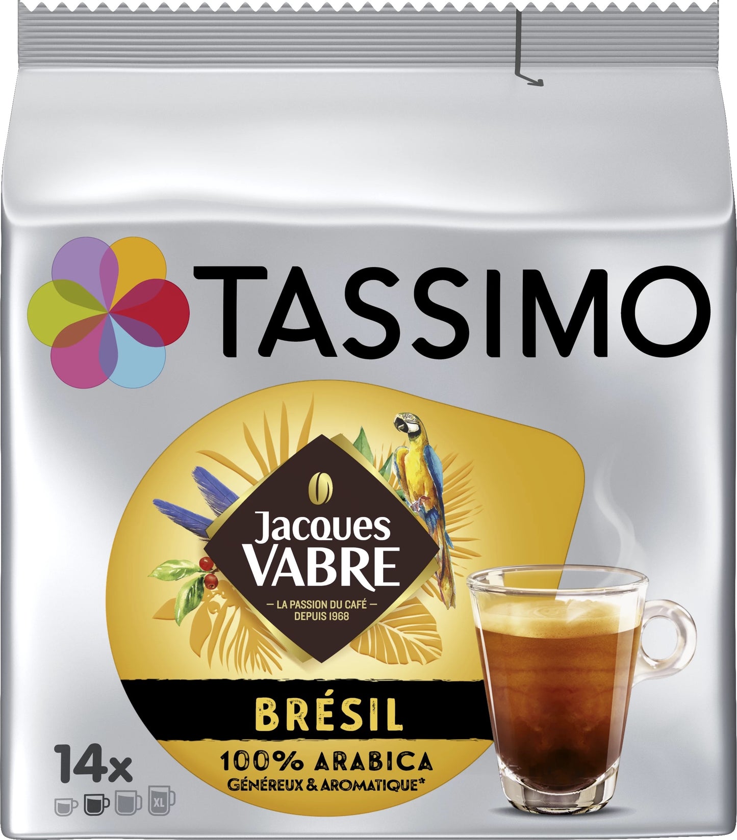 14 x Café Jacques VABRE TASSIMO