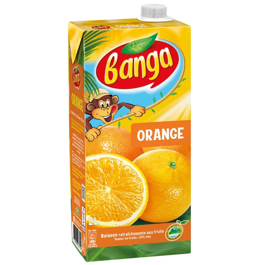 Jus d'orange BANGA 2Litres