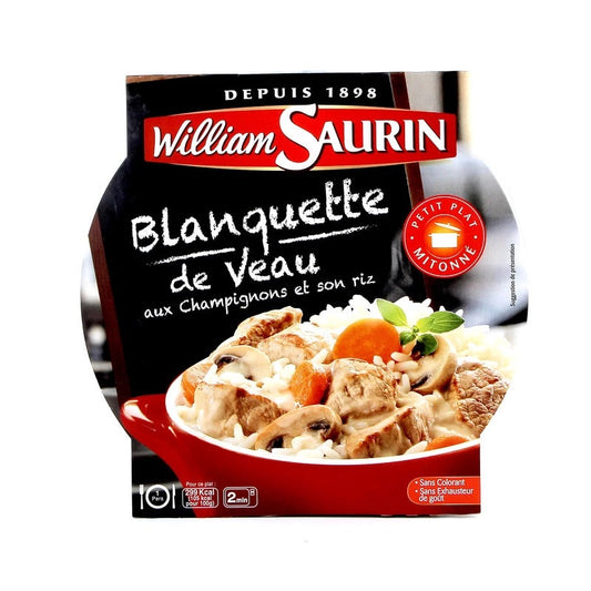 Blanquette de veau William Saurin