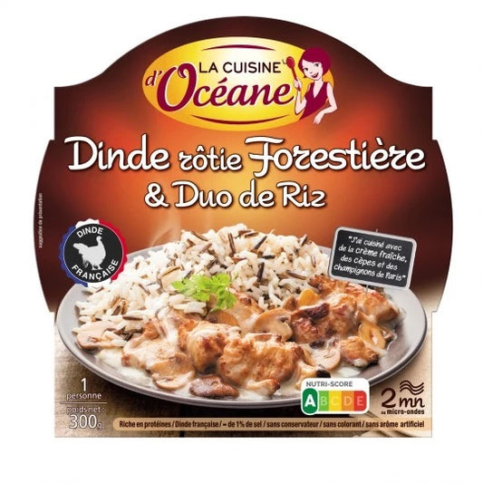 Dinde rôtie & riz La cuisine D'OCEANE