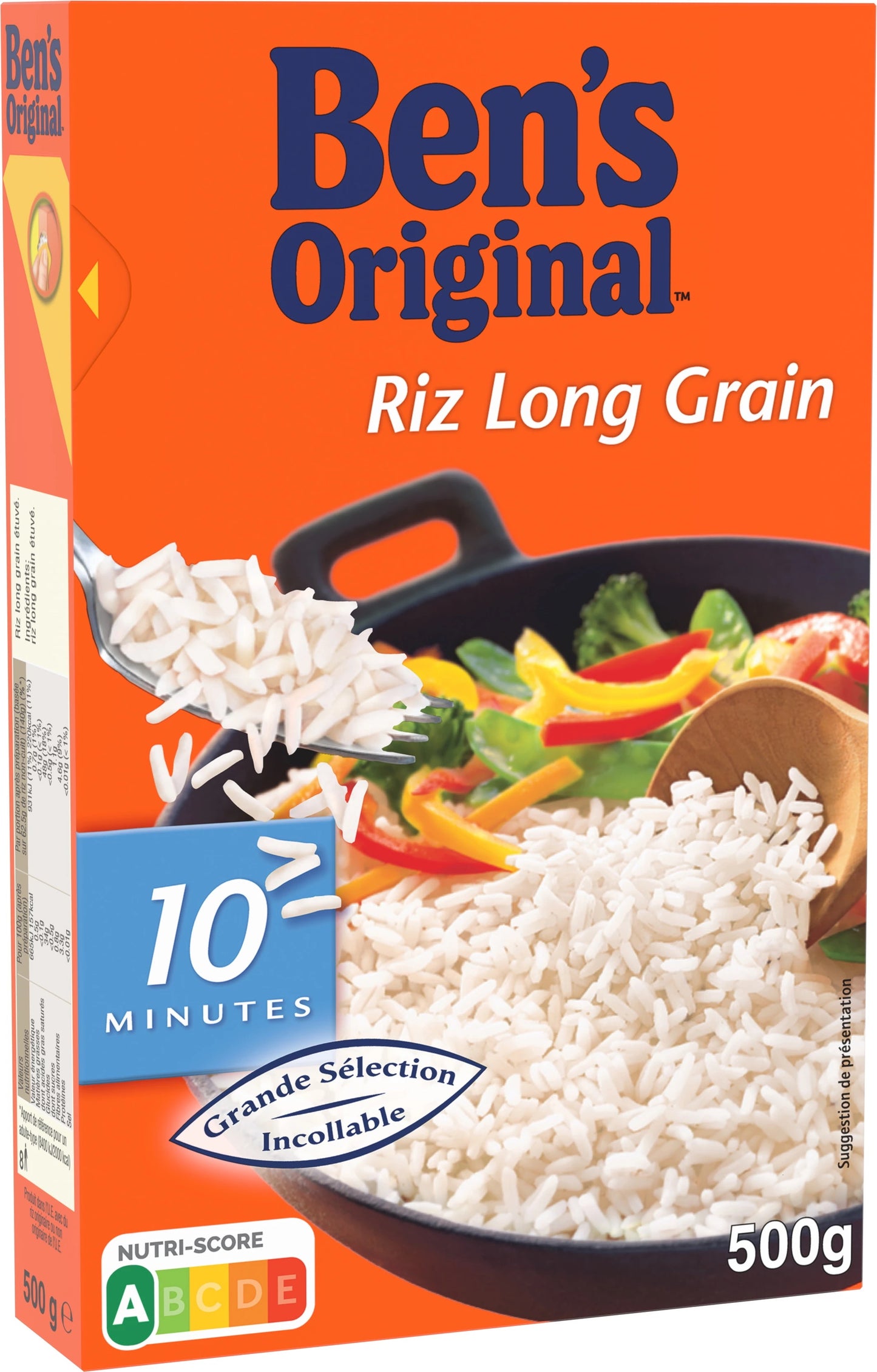 Riz long grain BEN'S 500g