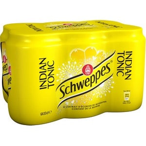 Canettes SCHWEPPES Tonic Indian 6x33cl