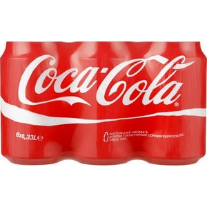 Boisson gazeuse COCA COLA pack de 6x33cl