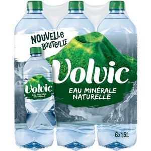 Eau VOLVIC Pack de 6x 1.5L