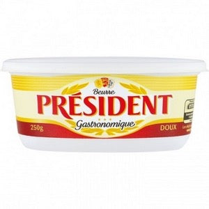 Beurre Gastronomique Doux PRESIDENT 250g