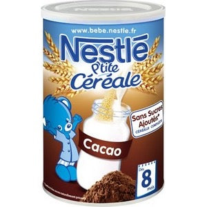 Lait pour bébé Cacao NESTLE dès 8 mois