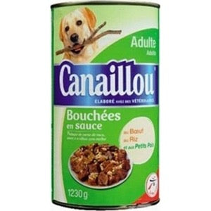 aliments pour chien CANAILLOU Bouchées en sauce