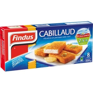 8 Cabillaud FINDUS 400g