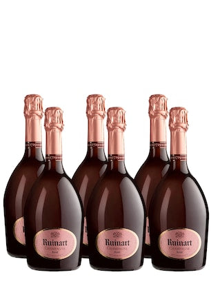 RUINART ROSE caisse de 6 bouteilles 75cl