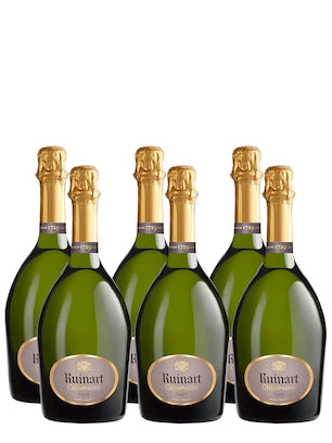 RUINART BRUT caisse de 6 bouteilles 75 cl