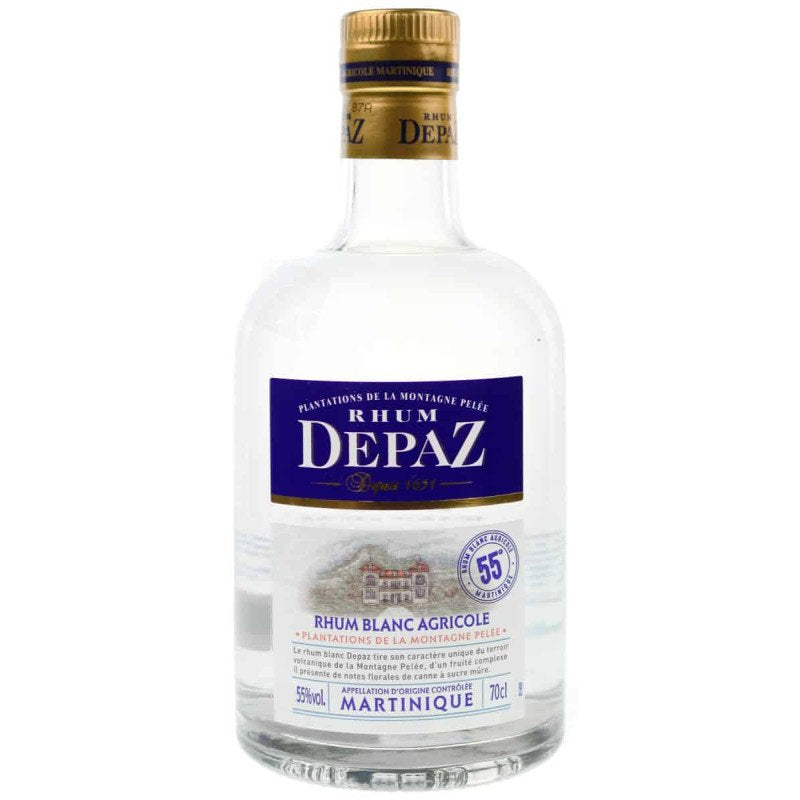 Rhum Blanc Agricole DEPAZ 55%