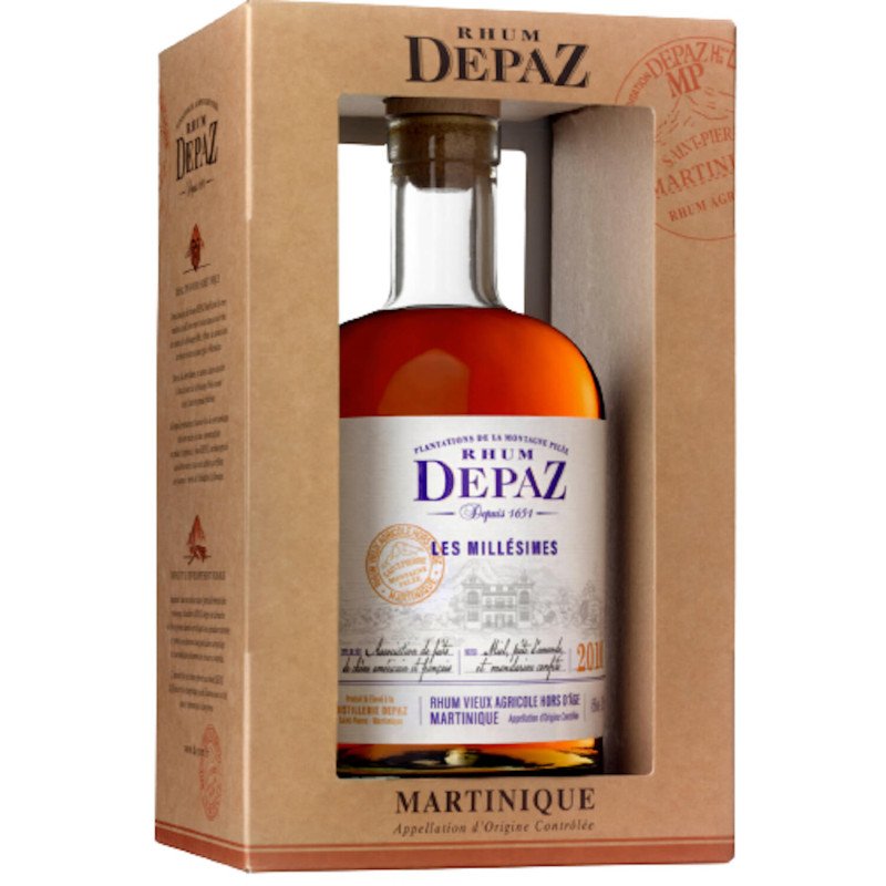 Rhum DEPAZ les millésimes 2010