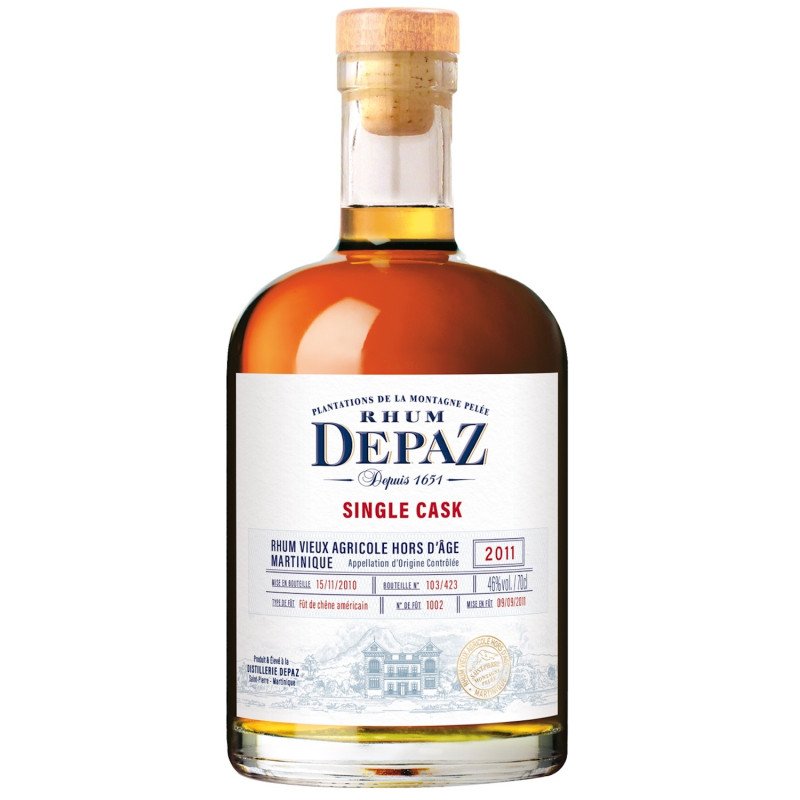 Rhum vieux DEPAZ Single Cask 2011