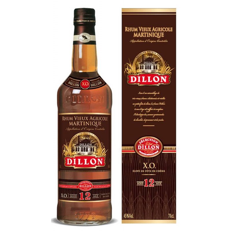 Rhum Vieux XO DILLON 12 ans