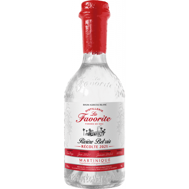 Rhum blanc La Favorite rivière Bel'Air