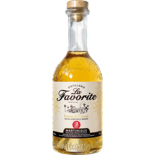 Rhum ambré La Favorite Cœur d'Ambre