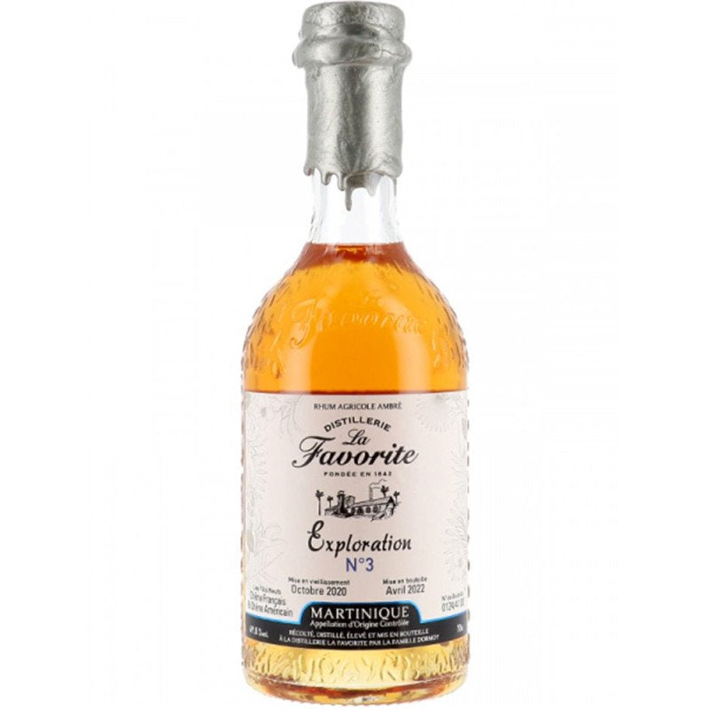 Rhum ambré La Favorite Exploration n°3