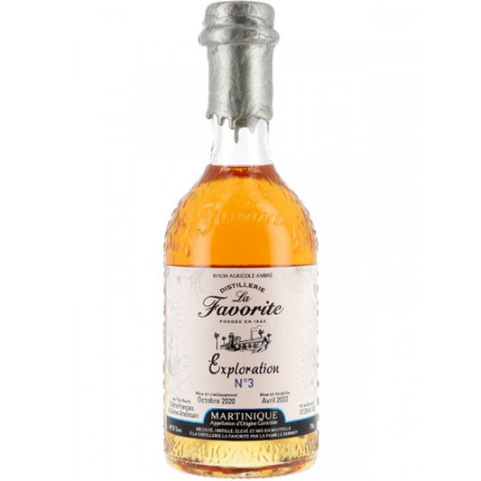 Rhum ambré La Favorite Exploration n°3