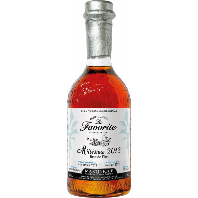 Rhum vieux La Favorite Brut de Fut Millésimé 2013 48.5%