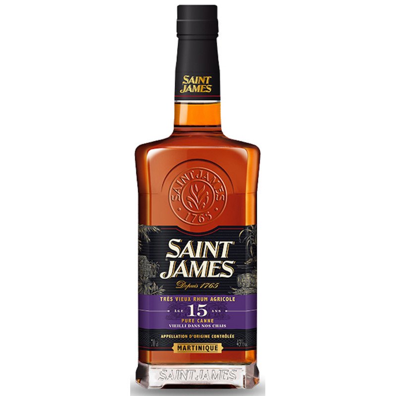 Rhum SAINT JAMES 15 ans 43° 70cl