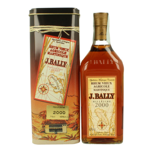 Rhum vieux Bally millésime 2000