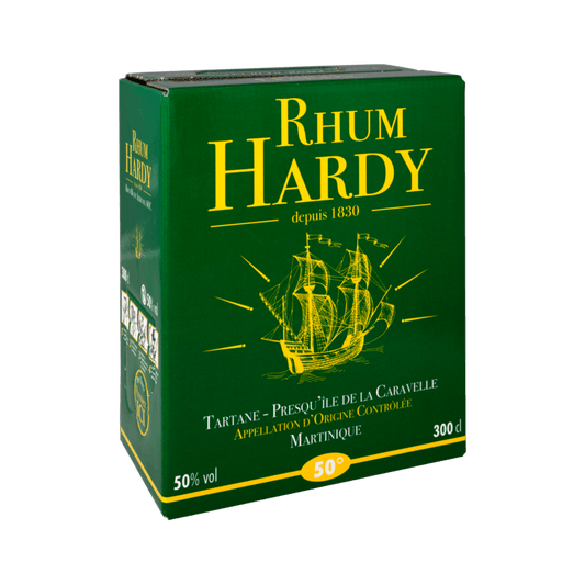 Cubi de rhum blanc 50% Hardy 3 litres