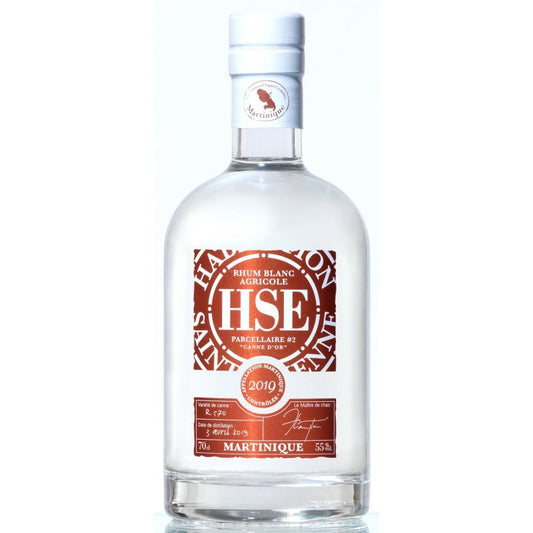 Rhum blanc HSE parcellaire n°2 Canne d'or