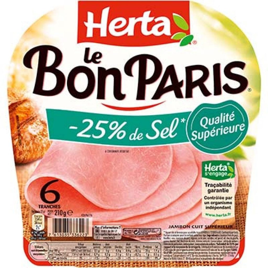 6 tranches de jambon Herta