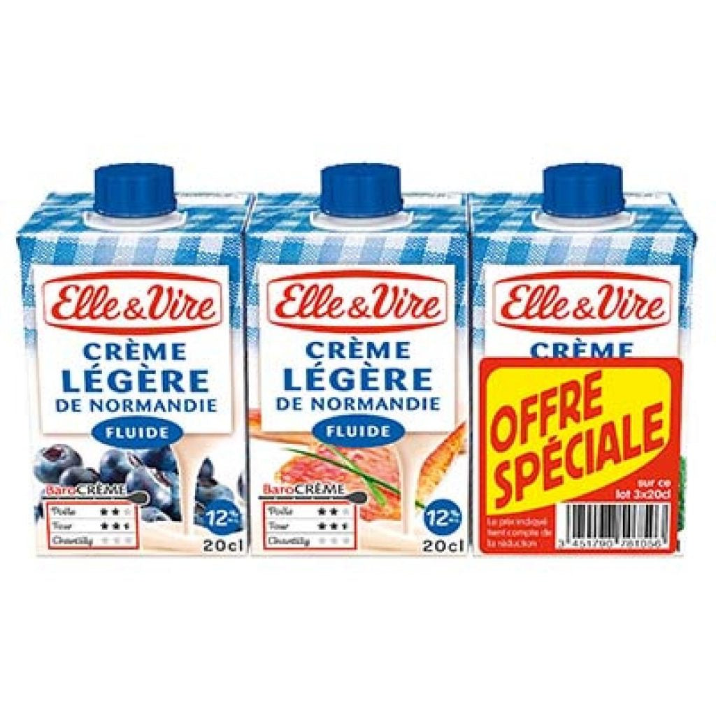 Crème légère fluide ELLE&VIRE