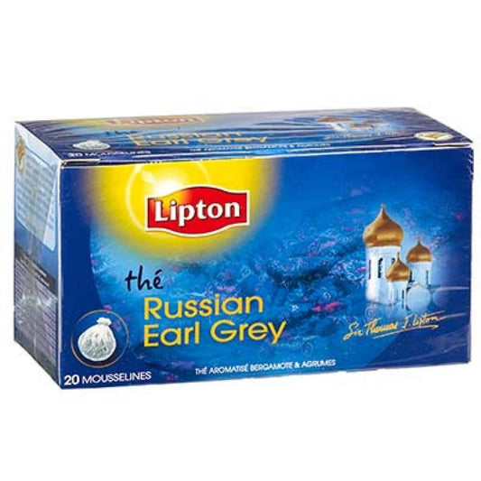 Thé russian Earl Grey LIPTON 20 sachets